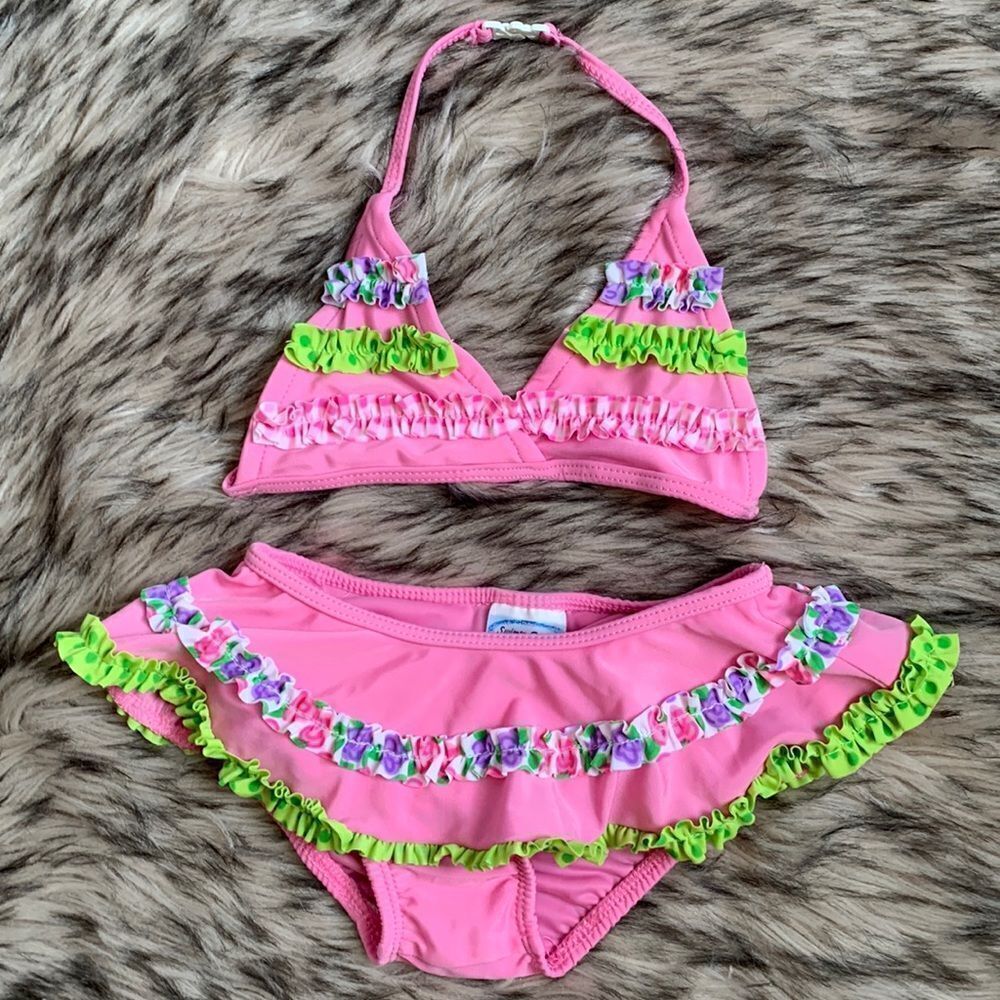 Baby Bikini Swimsuit Swimwear 2-piece 24Mos/3T